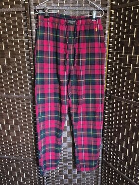 Ralph Lauren Red, Green & Navy Plaid Lounge Pants